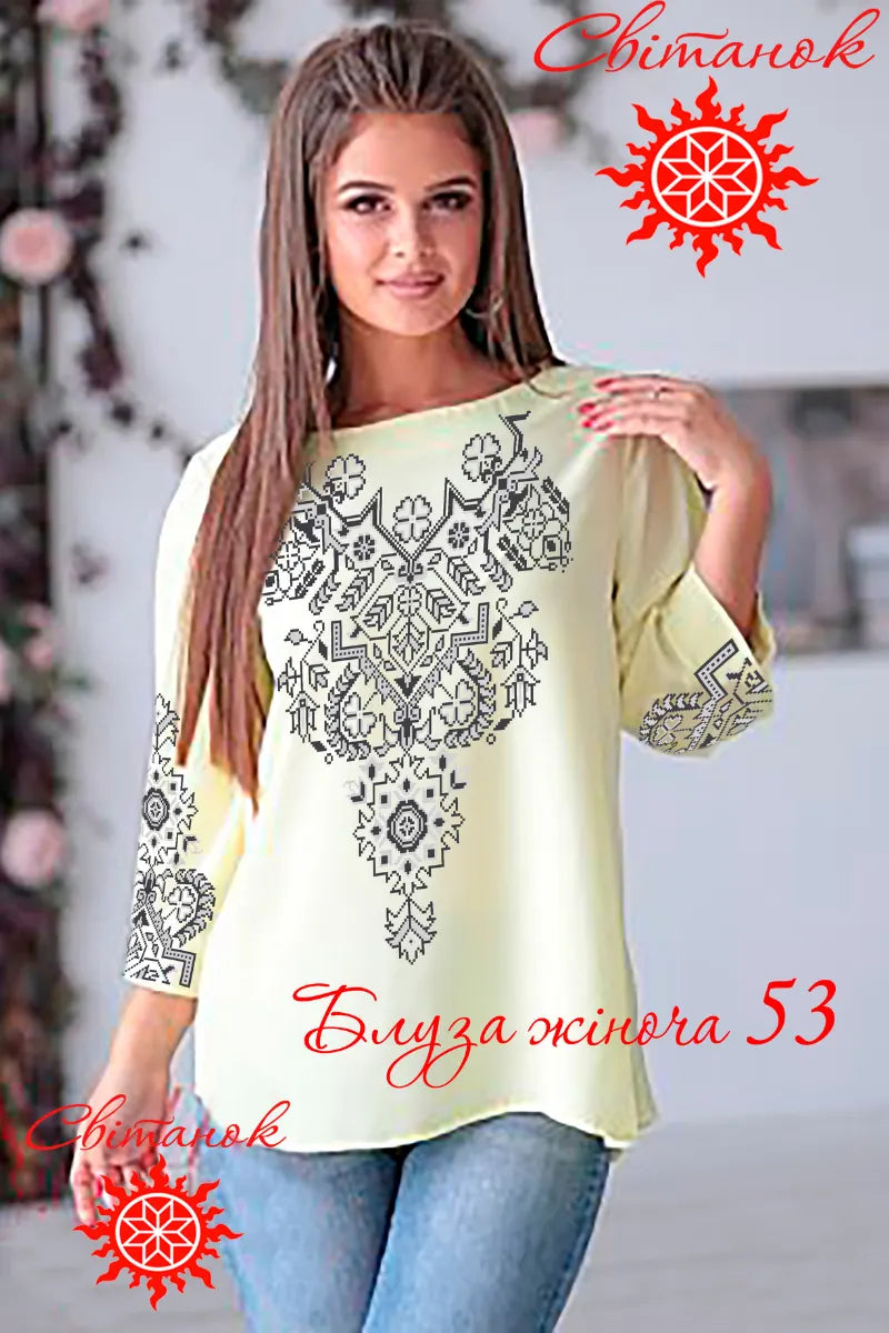 Блуза жіноча 53 (заготовка для вишивання)