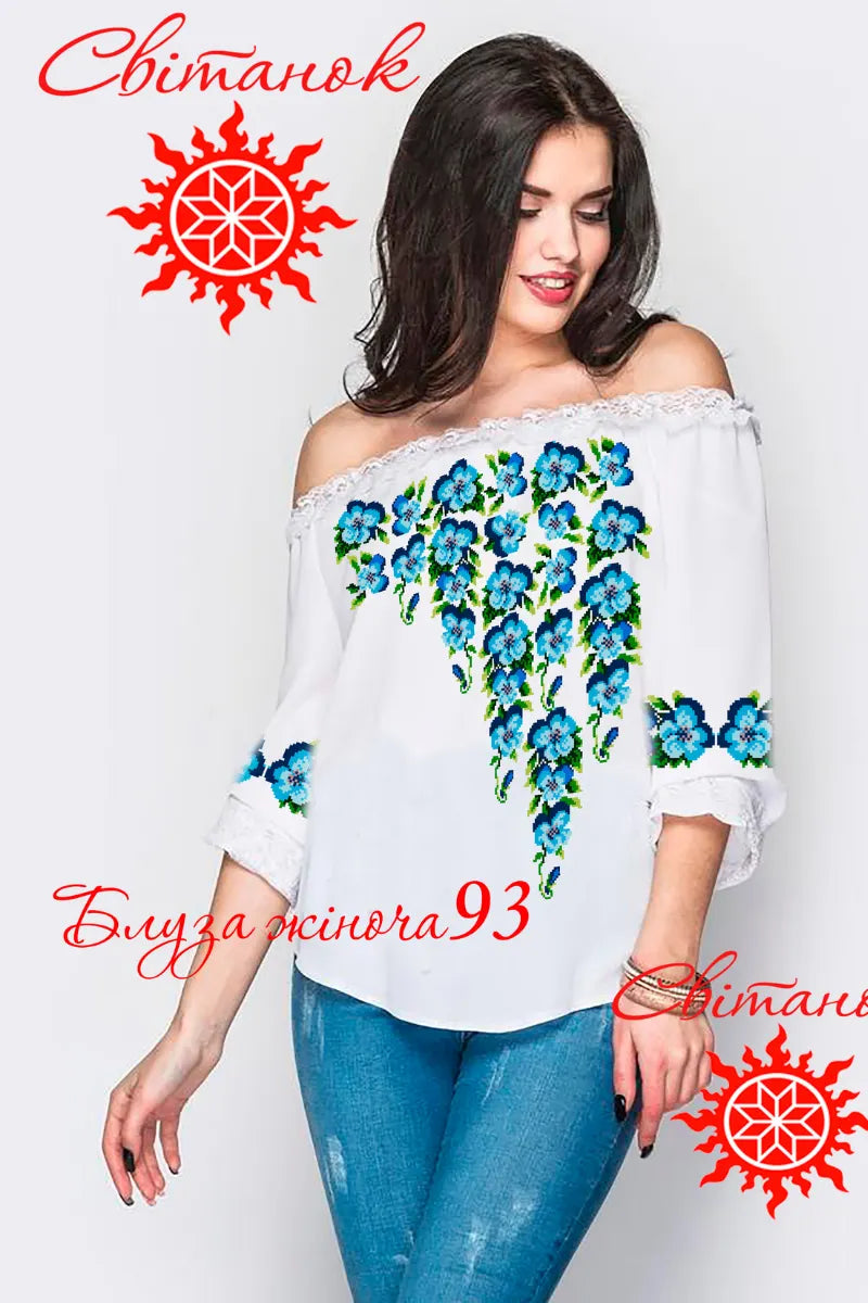 Блуза жіноча 93 (заготовка для вишивання)