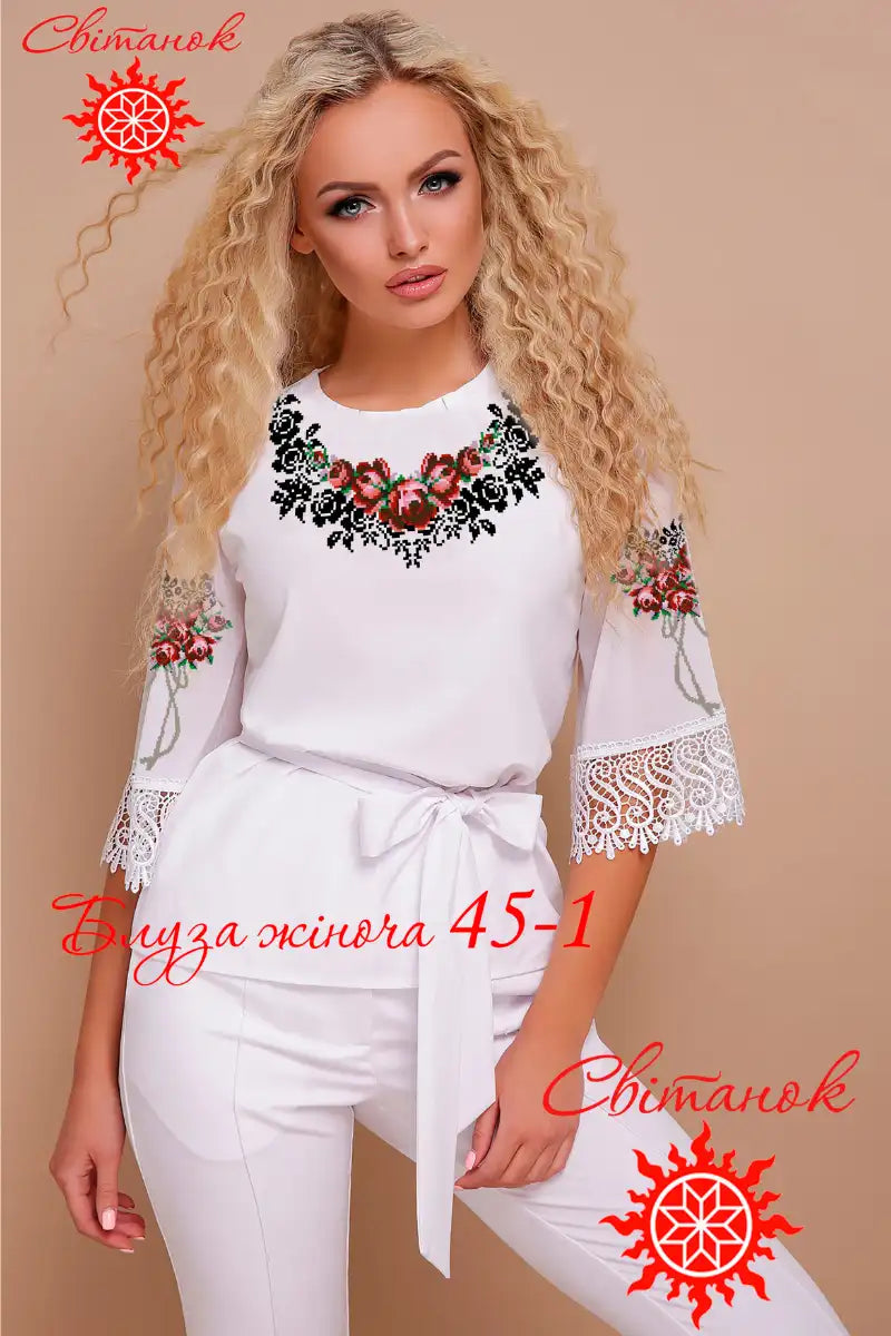 Блуза жіноча 45 (1) (заготовка для вишивання)