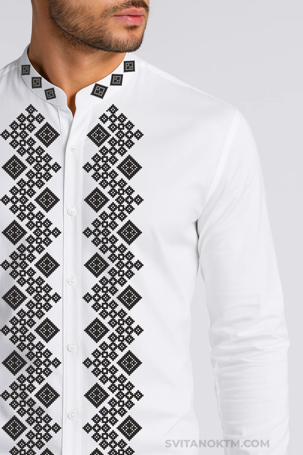 Чоловіча вишиванка заготовка під вишивку чоловічої сорочки