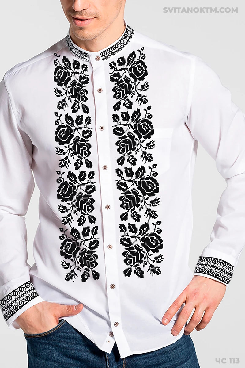 Чоловіча сорочка 113 (заготовка для вишивання)