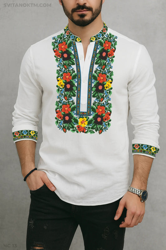 Чоловіча сорочка 13 (заготовка для вишивання)