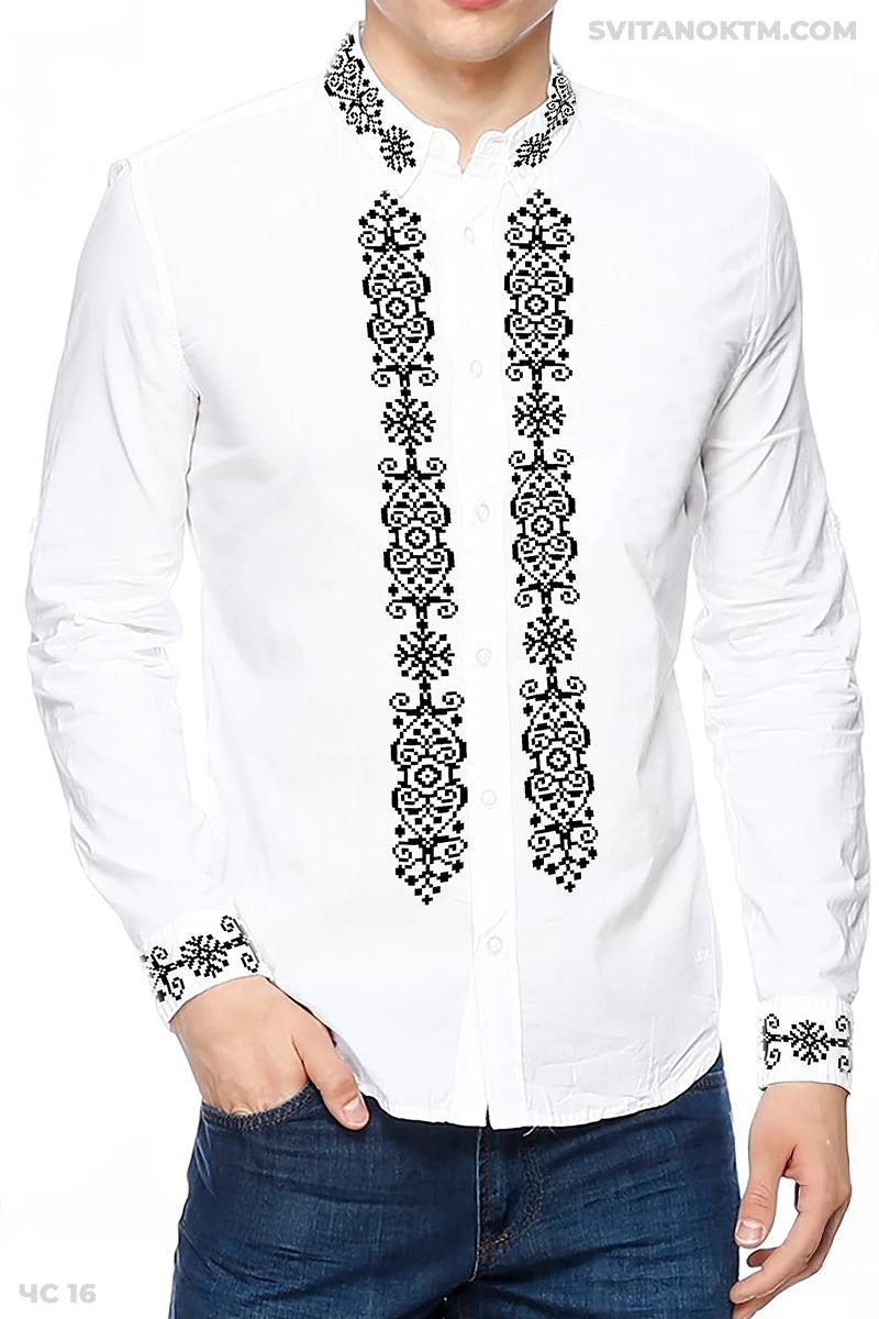 Чоловіча сорочка 16 (заготовка для вишивання)