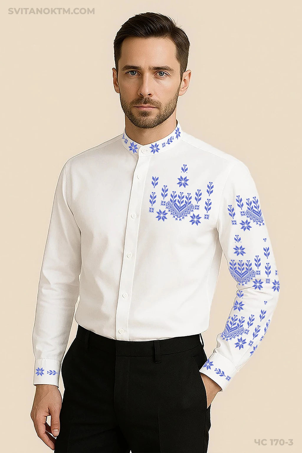 Чоловіча сорочка 170 (3) (заготовка для вишивання)