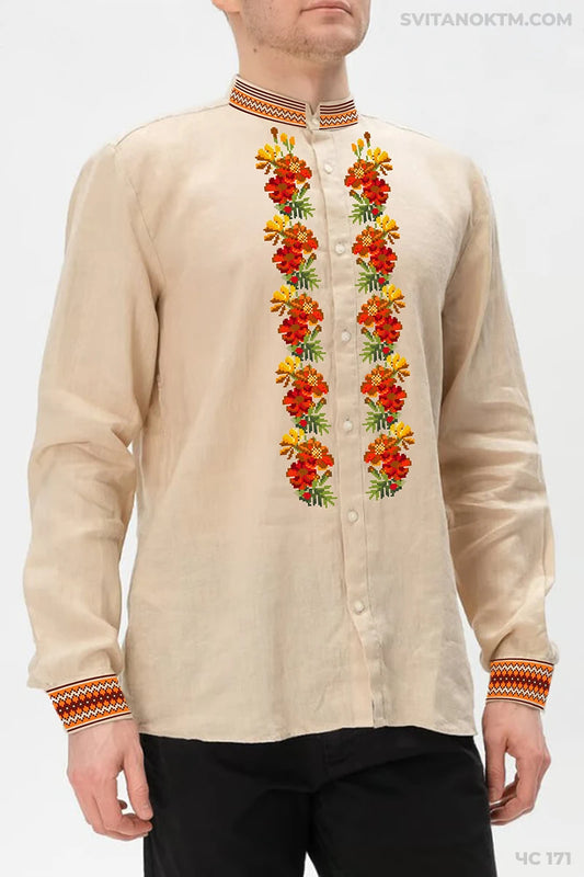Чоловіча сорочка 171 (заготовка для вишивання)