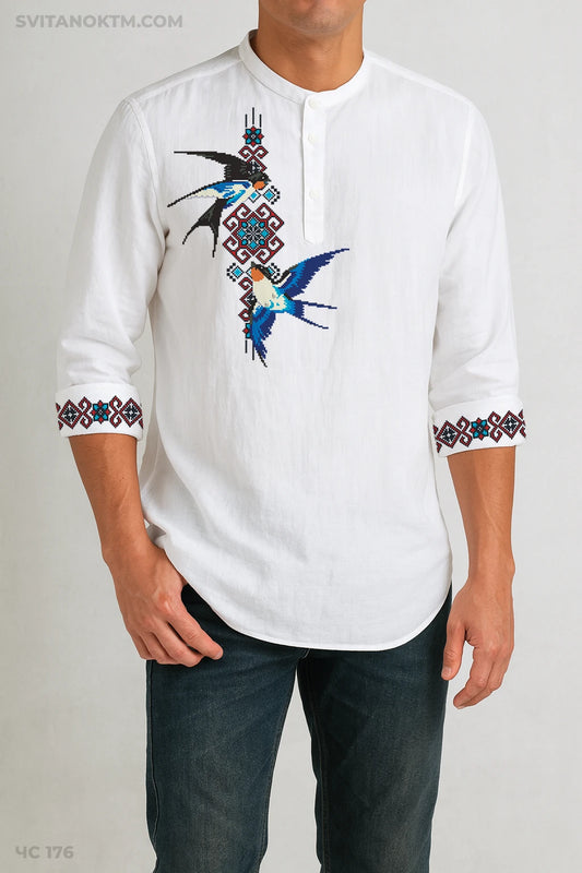 Чоловіча сорочка 176 (заготовка для вишивання)