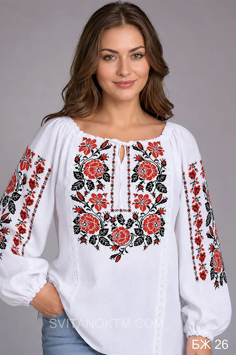 Блуза жіноча 26 (заготовка для вишивання)