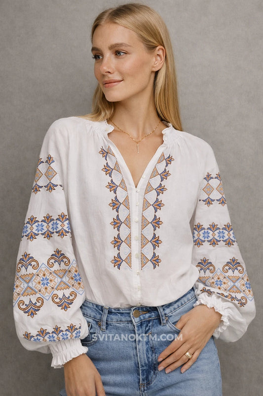 Блуза жіноча 301 (заготовка для вишивання)