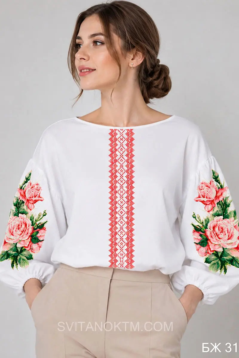 Блуза жіноча 31 (заготовка для вишивання)