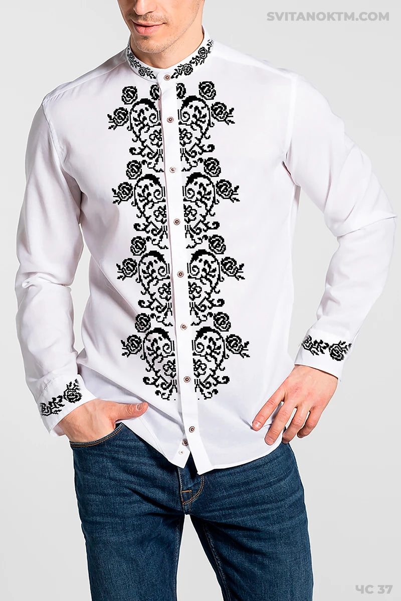 Чоловіча сорочка 37 (заготовка для вишивання)
