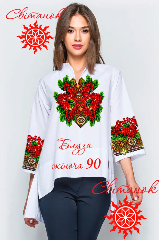 Блуза жіноча 90 (заготовка для вишивання)