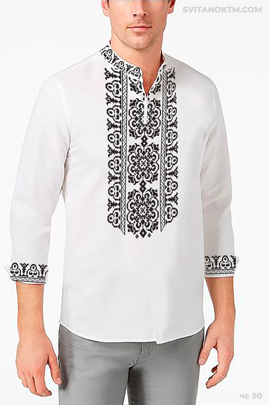 Чоловіча сорочка 50 (заготовка для вишивання)