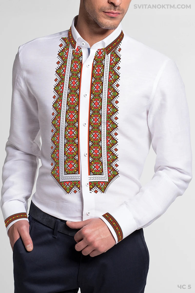 Чоловіча сорочка 5 (заготовка для вишивання)