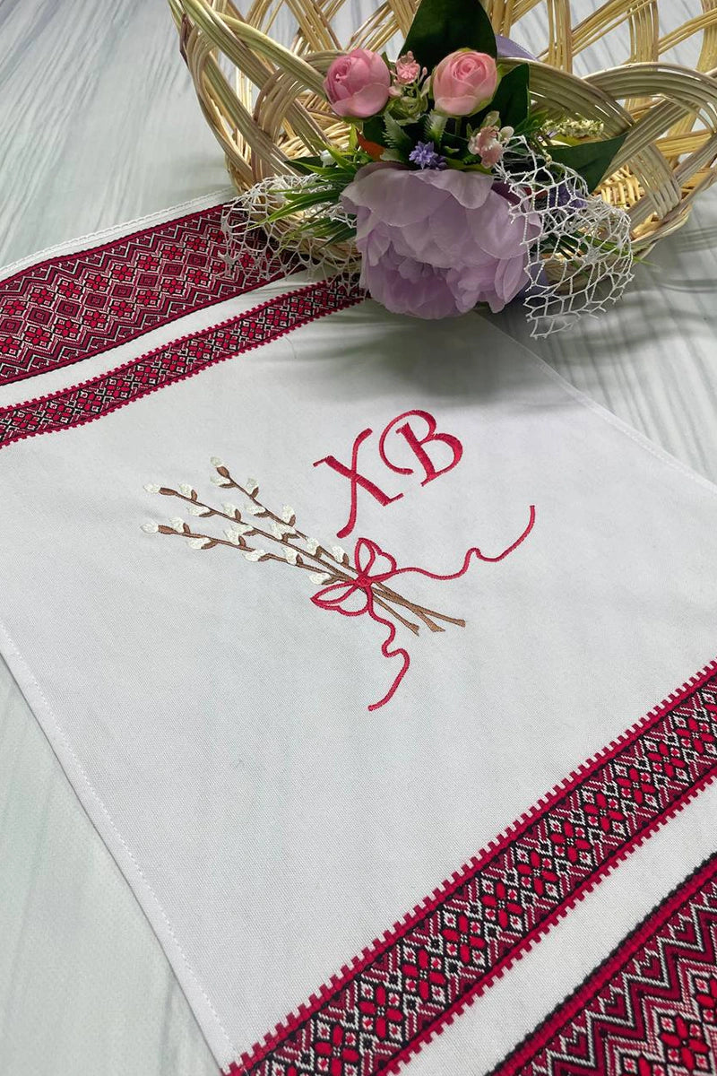 Пасхальний рушник купити рушник на корзину