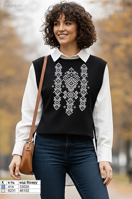 Заготовка під вишивку маніжки | Модна вишивка жіночого одягу